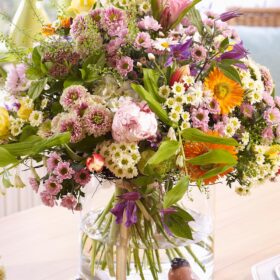 pinke blumen